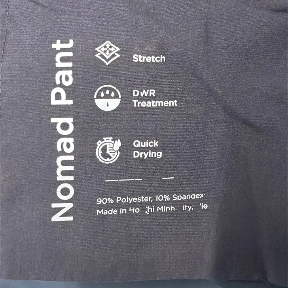 Proof Nomad Pant Pants Mens 30x32 Blue Stretch DWR Quick Dry Technical Chino